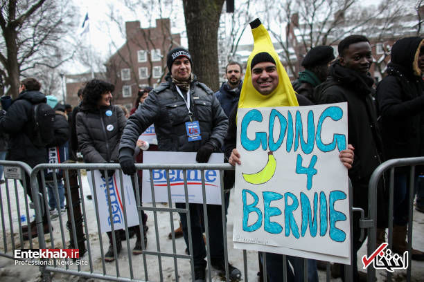 نخستین گردهمایی انتخاباتی «برنی سندرز» در بروکلین نیویورک؛
