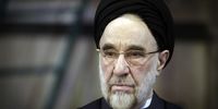  اقامه نماز سیدمحمد خاتمی بر پیکر مرحوم محمدعلی جماعتی (ره) + تصاویر