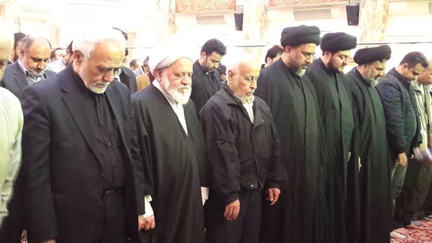 وداع با پیکر هاشمی شاهرودی