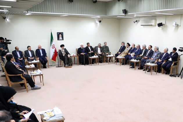 دیدار هیئت دولت با رهبری
