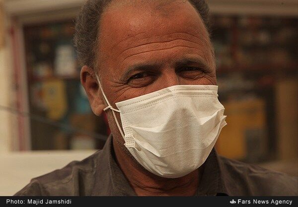 گرد و خاک بندرعباس را فرا گرفت