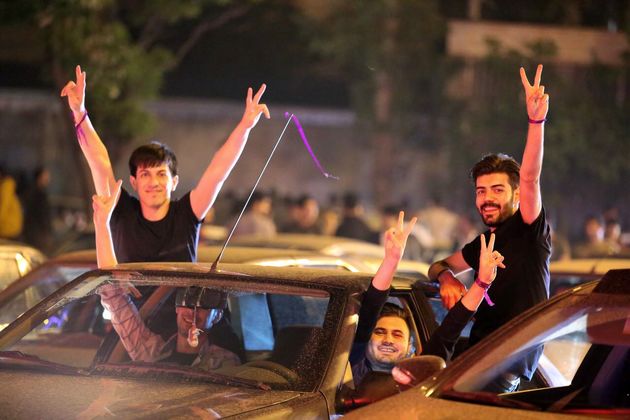 جشن و شادی مردم اردبیل برای پیروزی حسن روحانی