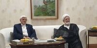 دیدار مهدی کروبی با عارف/ انتظار مردم عمل به شعارهای داده شده در مناظرات زمان انتخابات است+ عکس