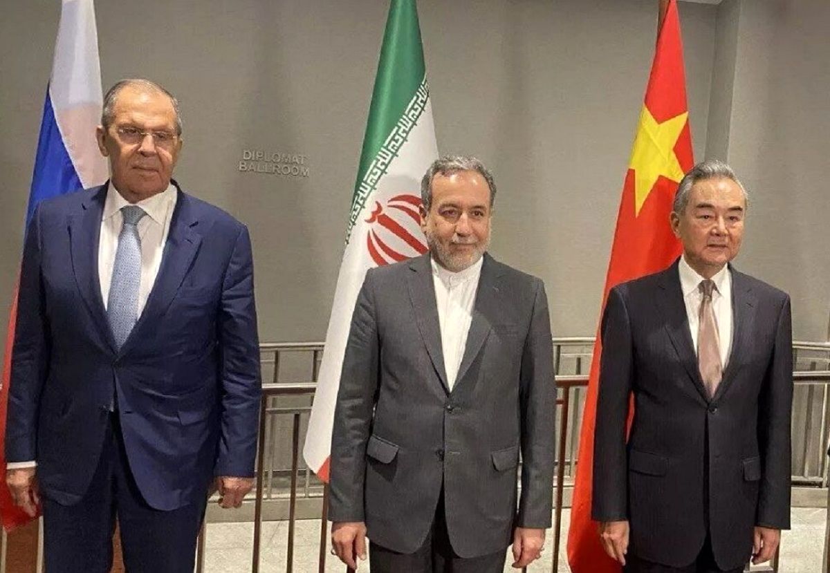 وزرای خارجه ایران چین روسیه