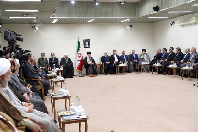 دیدار هیئت دولت با رهبری