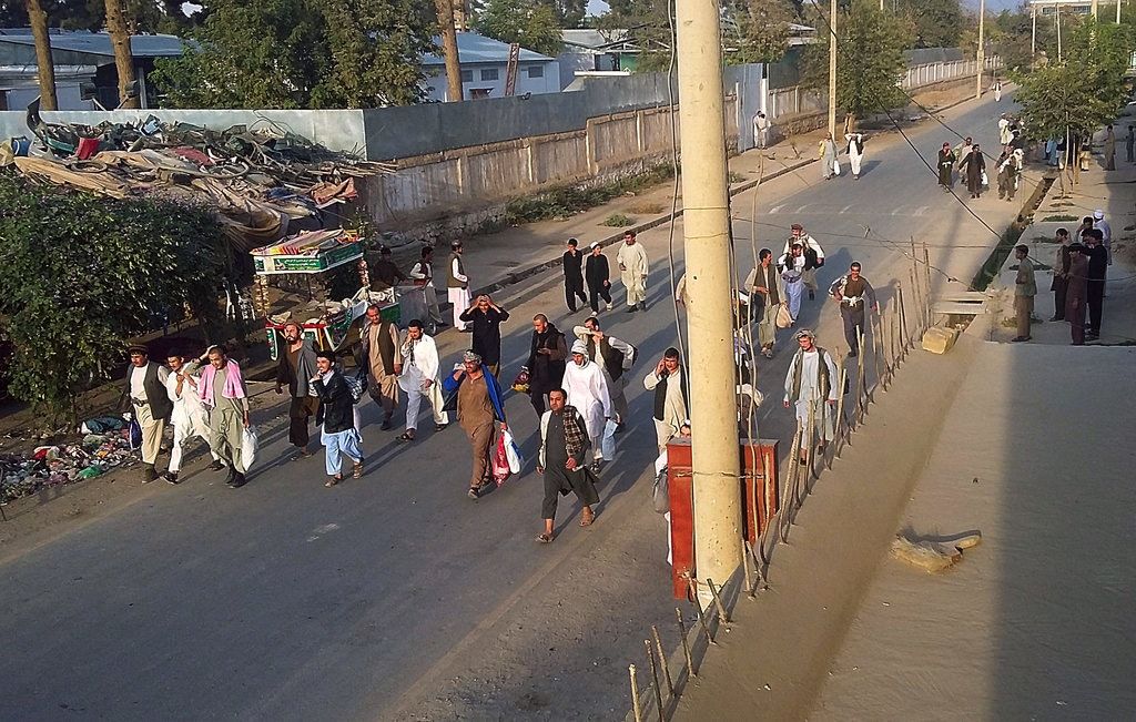 فرار هزاران زندانی خطرناک طالبان از زندان پل چرخی کابل+ فیلم