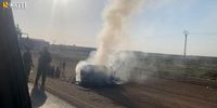 حمله پهپادی ترکیه به خودروی غیرنظامیان / همه سرنشینان در آتش سوختند