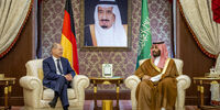 صدراعظم آلمان با بن سلمان دیدار کرد