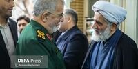 حضور فرماندهان سپاه در یک مراسم ترحیم/ حداد عادل و مخبر هم بودند/ زاکانی هم آمد+تصاویر