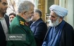 حضور فرماندهان سپاه در یک مراسم ترحیم/ حداد عادل و مخبر هم بودند/ زاکانی هم آمد+تصاویر