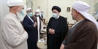 دیدار رئیسی باجمعی از علمای اهل تسنن +جزئیات