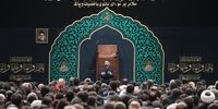 تصاویر پزشکیان، قالیباف و سعید جلیلی در بیت رهبری/ سومین شب مراسم عزاداری در حسینیه امام خمینی(ره) برگزار شد