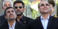 دیدار قالیباف و احمدی نژاد در هتل کوثر مشهد