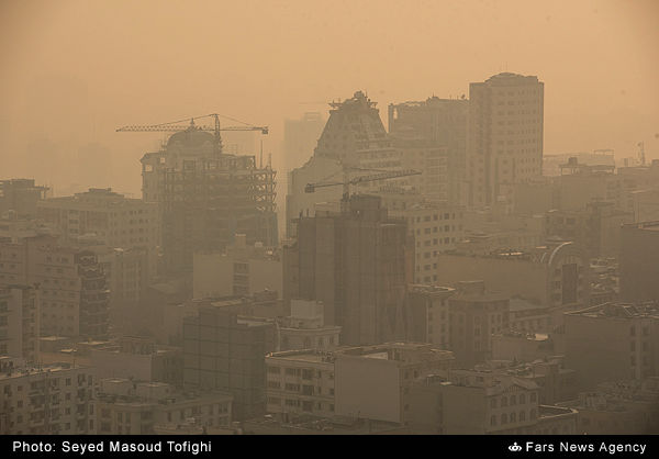 تشدید آلودگی هوای تهران