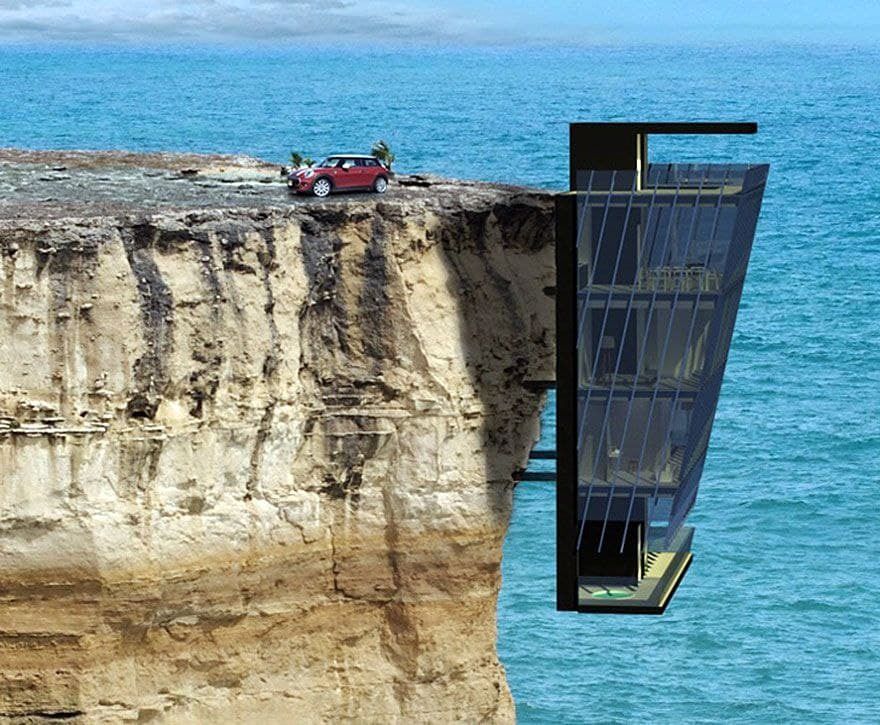 عجیب ترین خانه های جهان/ از خانه های حبابی تا خانه آویزان از صخره !+ عکس