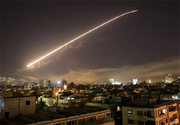 حمله موشکی به حمص و دمشق / فیلم