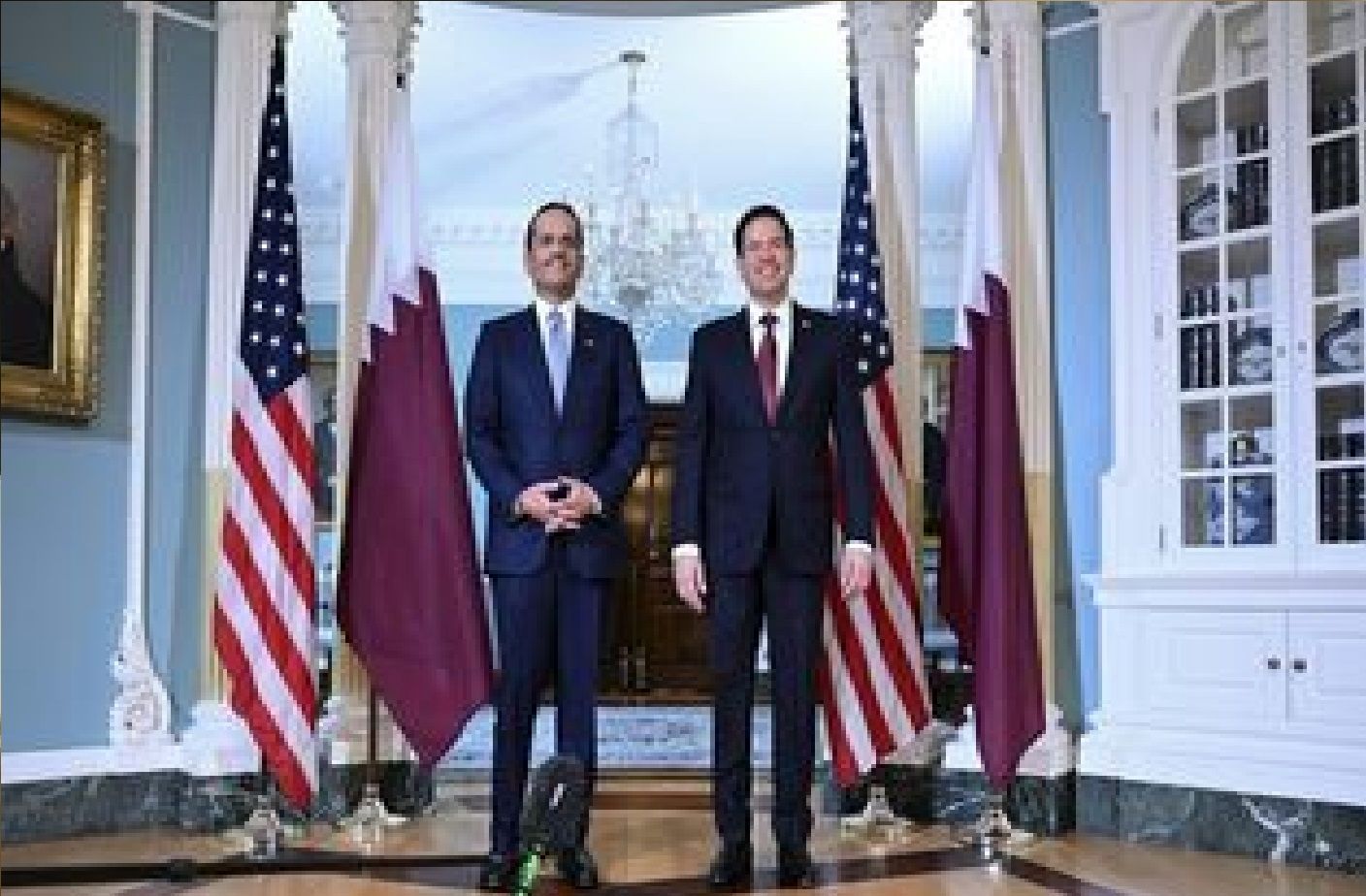 مقامات قطر و آمریکا دیدار کردند