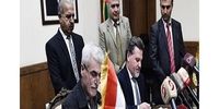 امضای نخستین توافق‌نامه همکاری سوریه با امارات