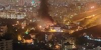 اولین فیلم و تصاویر از آتش‌سوزی اوین/ 8 نفر مصدوم شدند 