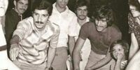 زنده یاد  پورحیدری و حجازی در حال بازی فوتبال دستی