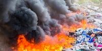 وقوع حریق گسترده در جایگاه زباله زنجان/ آماده‌باش کامل هفت ایستگاه آتش‌نشانی