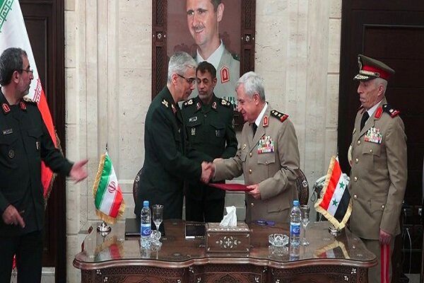امضای توافقنامه جدید  همکاری‌های نظامی و امنیتی ایران و سوریه