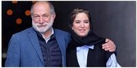 تصویری تلخ از بوسه ستاره پسیانی بر پیکر بی جان پدر 
