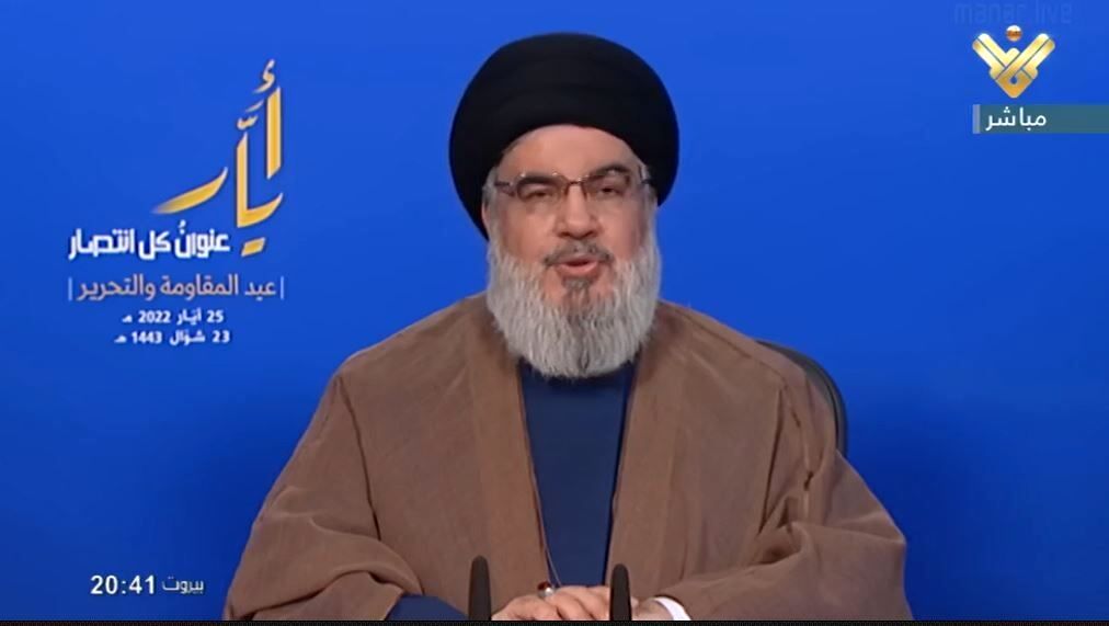 دبیرکل حزب الله:  پیروزی بر اسرائیل یوم الله است