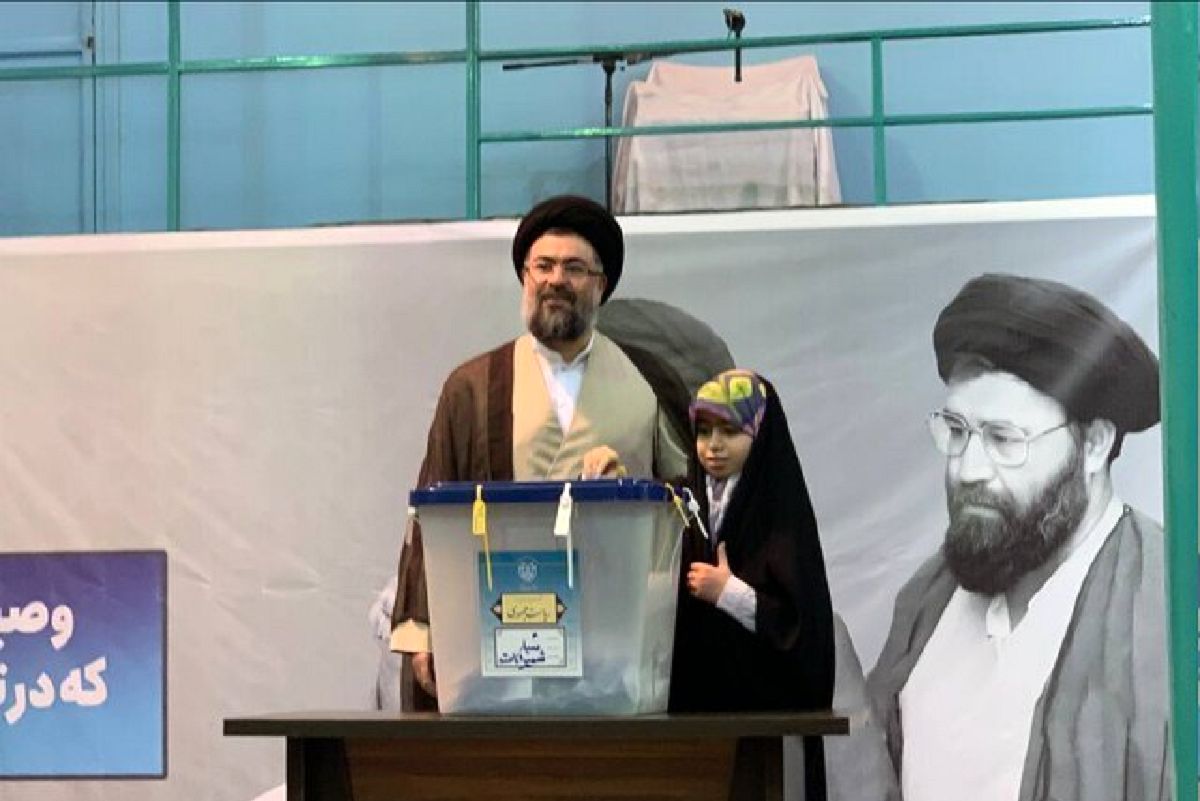 سید یاسر خمینی در انتخابات شرکت کرد
