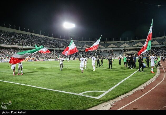 جشن صعود تیم ملی فوتبال به جام جهانی روسیه
