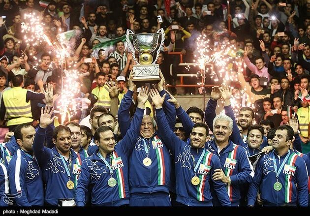قهرمانی ایران در رقابت های جام جهانی کشتی آزاد