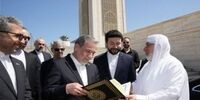 بازدید عراقچی از  مسجد جامع شهر الجزیره