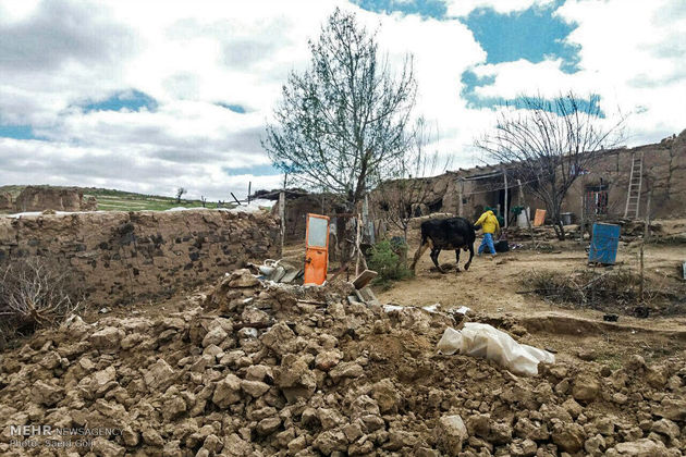 خسارات زلزله در روستاهای استان خراسان رضوی