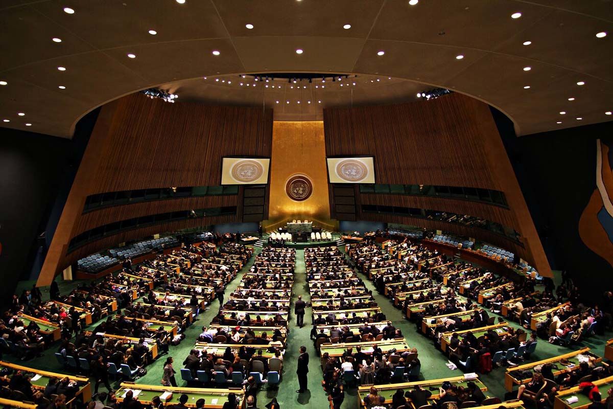 نشست سازمان ملل برای به رسمیت شناختن کشور فلسطین در غیاب آمریکا و اسرائیل