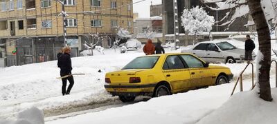 برف سنگین آب و برق این مناطق را قطع کرد