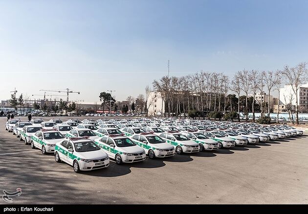 رونمایی از خودروهای سراتو پلیس پایتخت