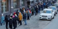 گَرد تحریم در خیابان‌های مسکو +فیلم