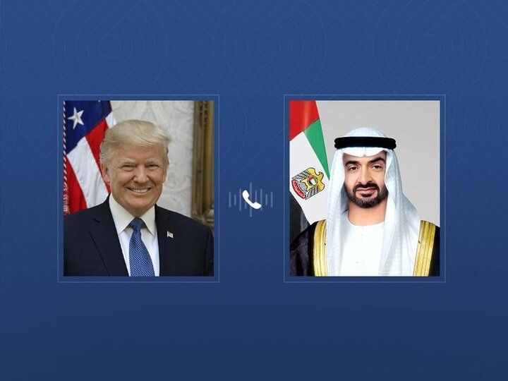 رایزنی تلفنی ترامپ با رئیس امارات