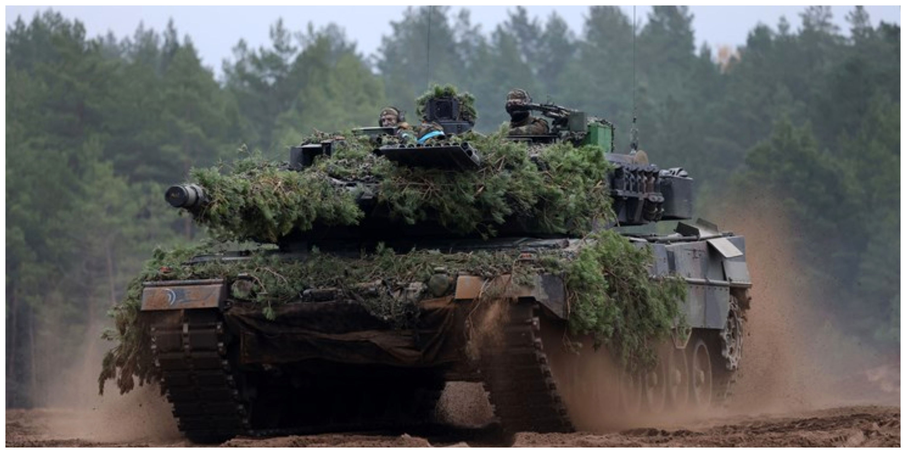 ورود 18 تانک لئوپارد آلمان به اوکراین 