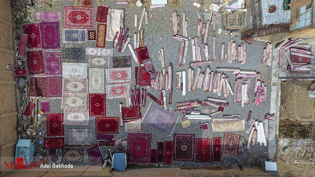 قالیشویی در آستانه سال نو