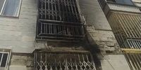 نجات ١٠ نفر از حریق ساختمان مسکونی در شرق تهران 

