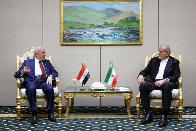 رئیس‌جمهور: تکمیل خط ریلی بصره–شلمچه از اولویت‌های اصلی ایران است