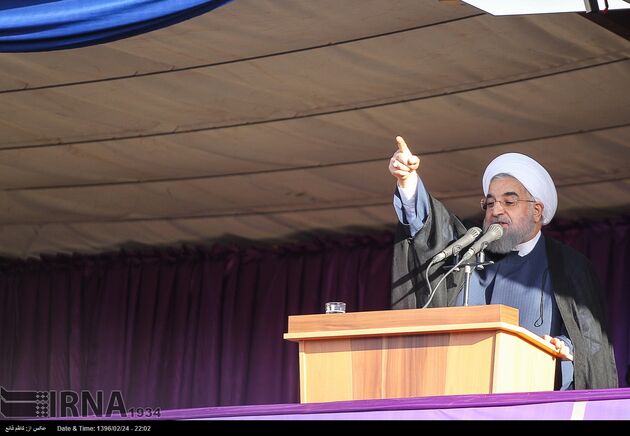 تصاویر سخنرانی حسن روحانی در میدان نقش جهان اصفهان