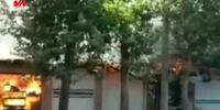 حریق گسترده ۱۱ باب مغازه در بندر کیاشهر