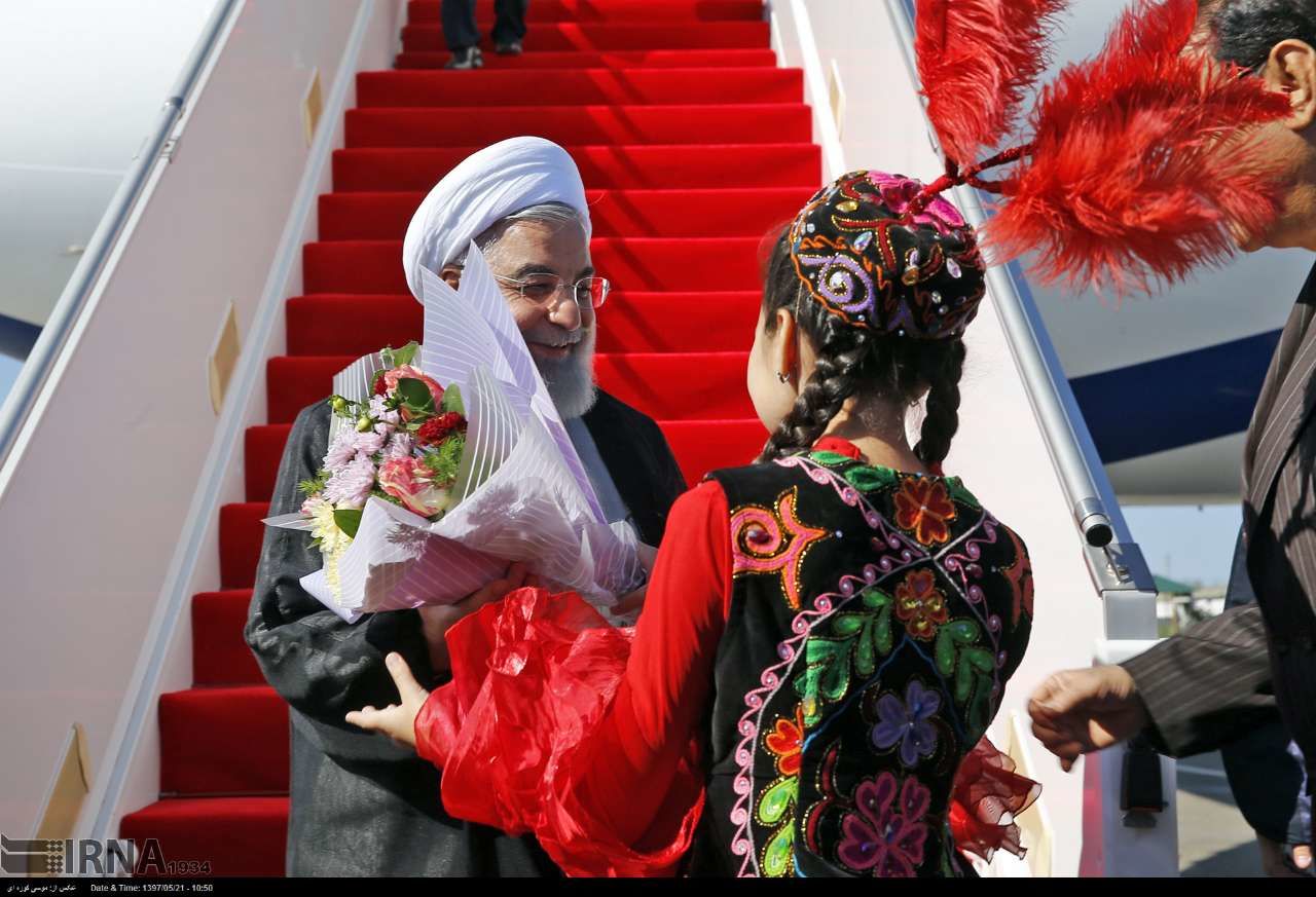 تصاویر سفر روحانی به  قزاقستان 