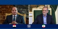 گفتگوی تلفنی پزشکیان و رئیس‌جمهور مصر پس از توافق با آژانس 