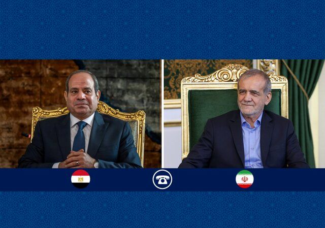 گفتگوی تلفنی پزشکیان و رئیس‌جمهور مصر پس از توافق با آژانس