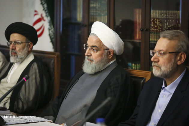 تصاویر جلسه شورای عالی انقلاب فرهنگی با حضور سران قوا