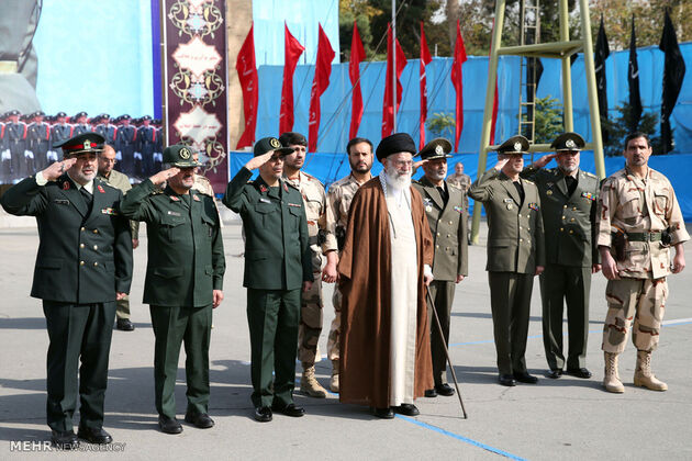 مراسم مشترک دانش‌آموختگی دانشجویان دانشگاه‌های افسری ارتش