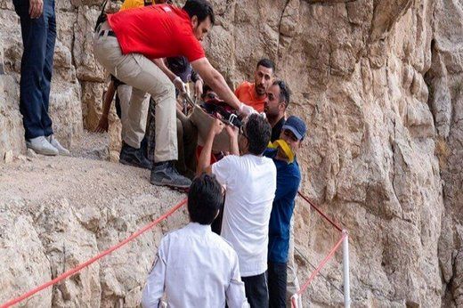 مرگ یک جوان در اثر سقوط از کوه صفه اصفهان